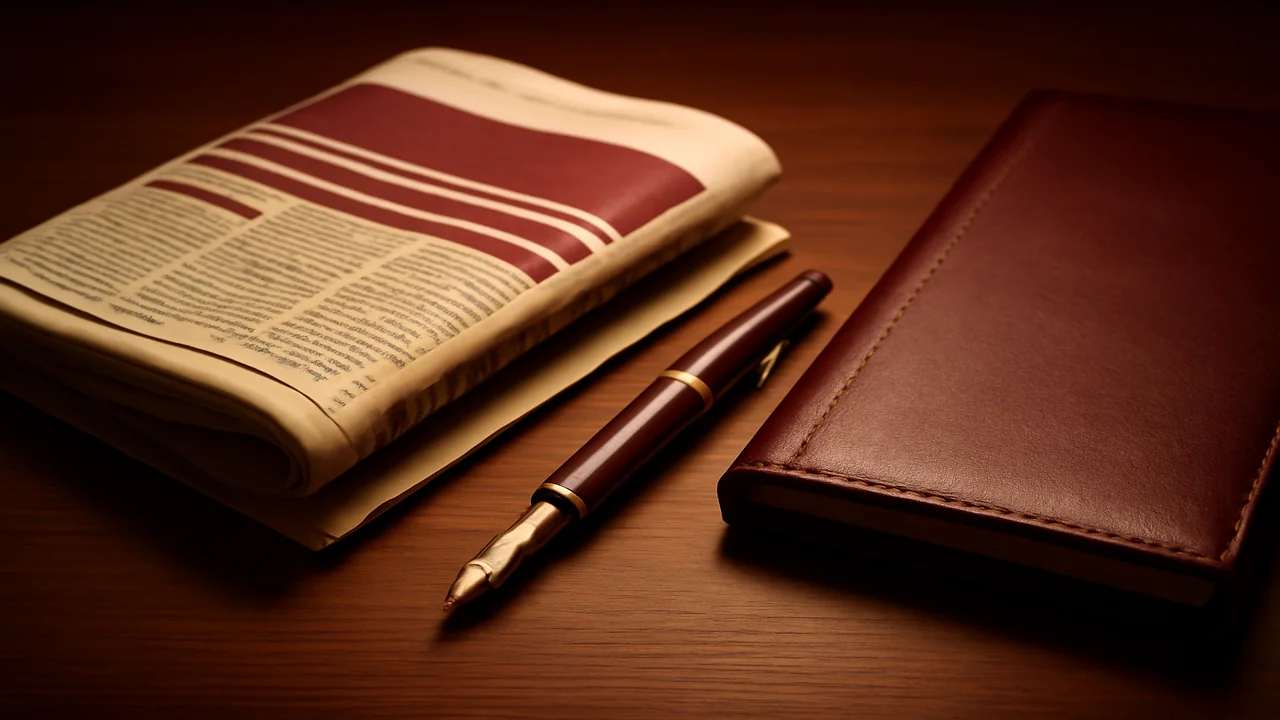 Editorial still life referencing Australian regulatory context