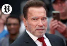 Arnold Schwarzenegger attending a public event in later years