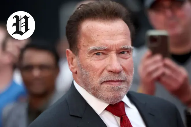 Arnold Schwarzenegger attending a public event in later years