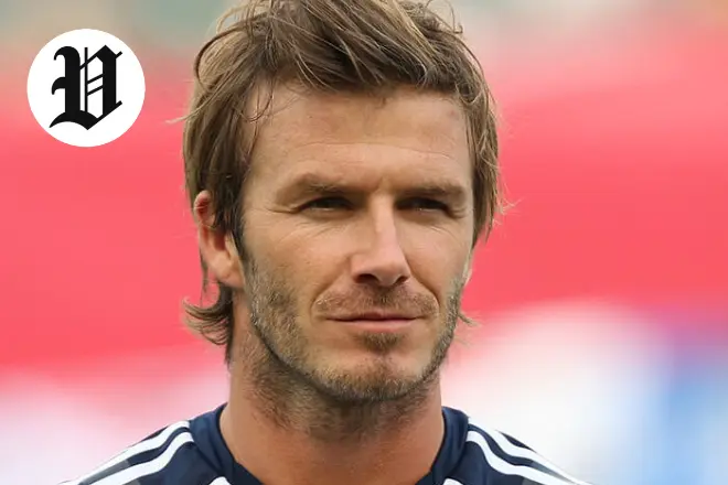 David Beckham during his LA Galaxy playing career.