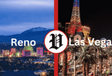 How Far Reno from Las Vegas
