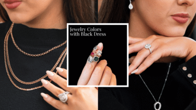 Jewelry Colors with Black Dress