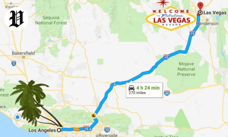 Las Vegas to Los Angeles Drive
