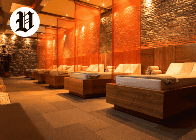 Luxury Las Vegas spa with relaxing staycation wellness and comfort options.