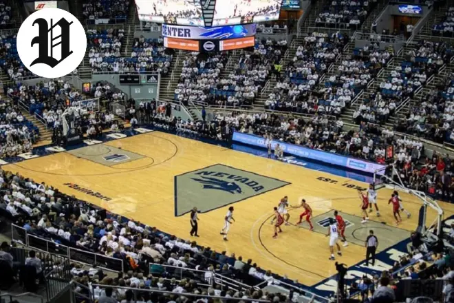 Basketball game at Nevada’s Lawlor Events Center