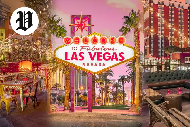 Iconic Welcome to Las Vegas sign, the most photographed tourist places in Las Vegas.