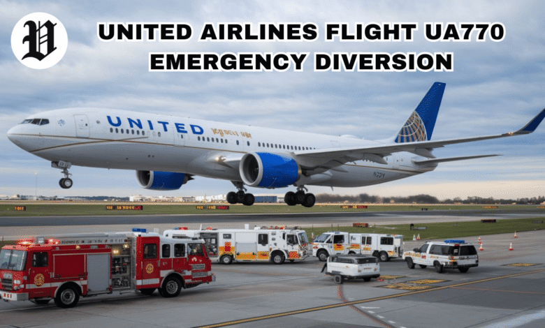 United Airlines Flight UA770 Emergency Diversion