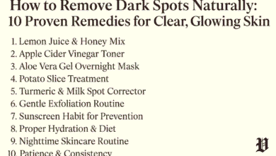 How to Remove Dark Spots Naturally