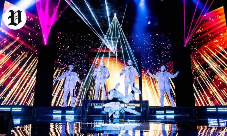 Futuristic dance and light Las Vegas shows December 2025