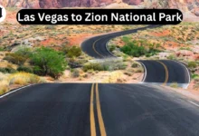 Las Vegas to Zion National Park road trip scenic desert highway.