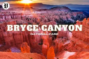 Sunrise over Bryce Canyon near Zion National Park.