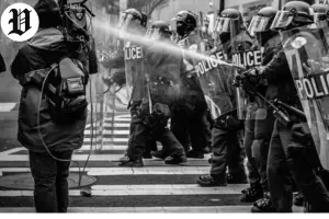 Nevada Recording Laws and public protests with police in riot gear