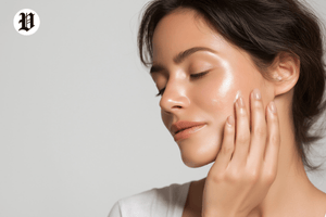 Nighttime skincare routine for glowing skin.