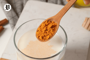 Turmeric and milk spot corrector for dark spots.