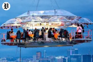 Sky-high dining experience in Las Vegas with stunning city views